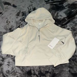 bnwt, lululemon, scuba oversized, half-zip, hoodie